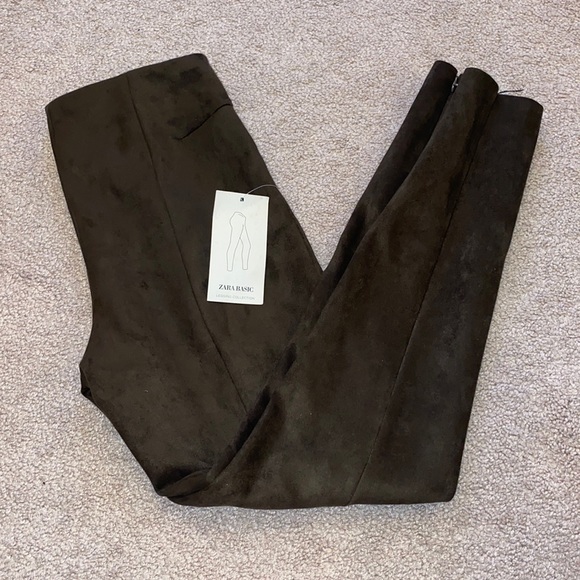 Zara Pants - Zara Suede Leggings NWT